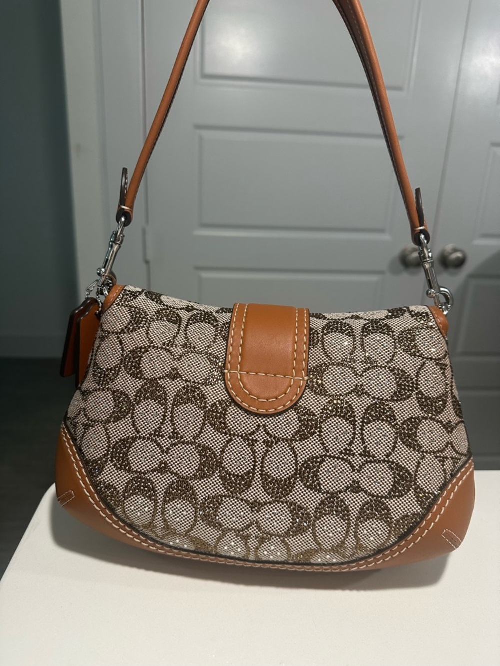 Coach Crystal Signature Jacquard Soho full size - Picture 7 of 10